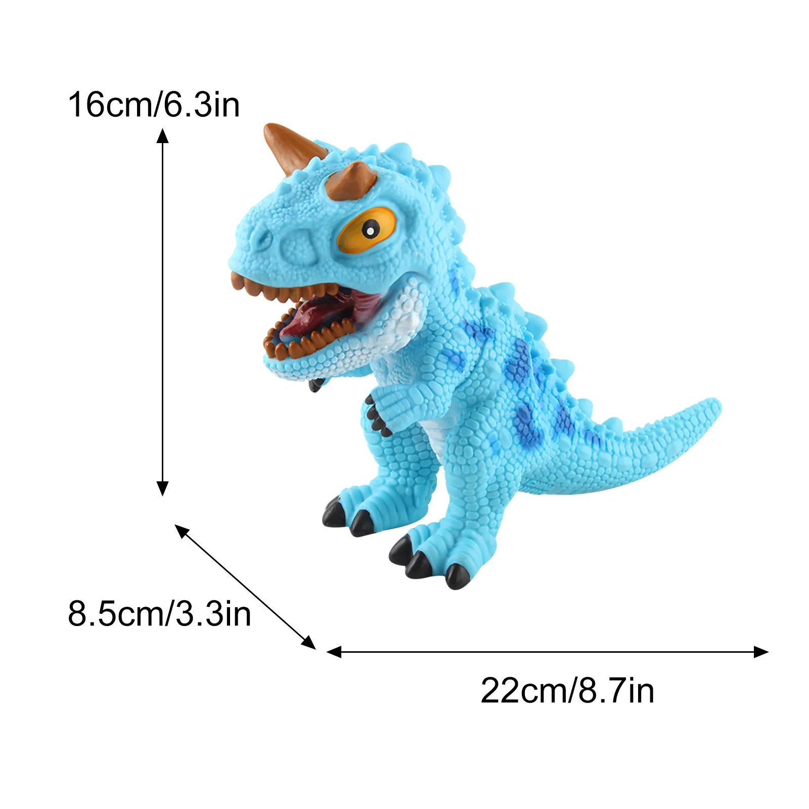 

Mini Dinosaur Toys Stress Relief Set Pressing Voice Fidget Toys for Kids Adults Soft Decompression