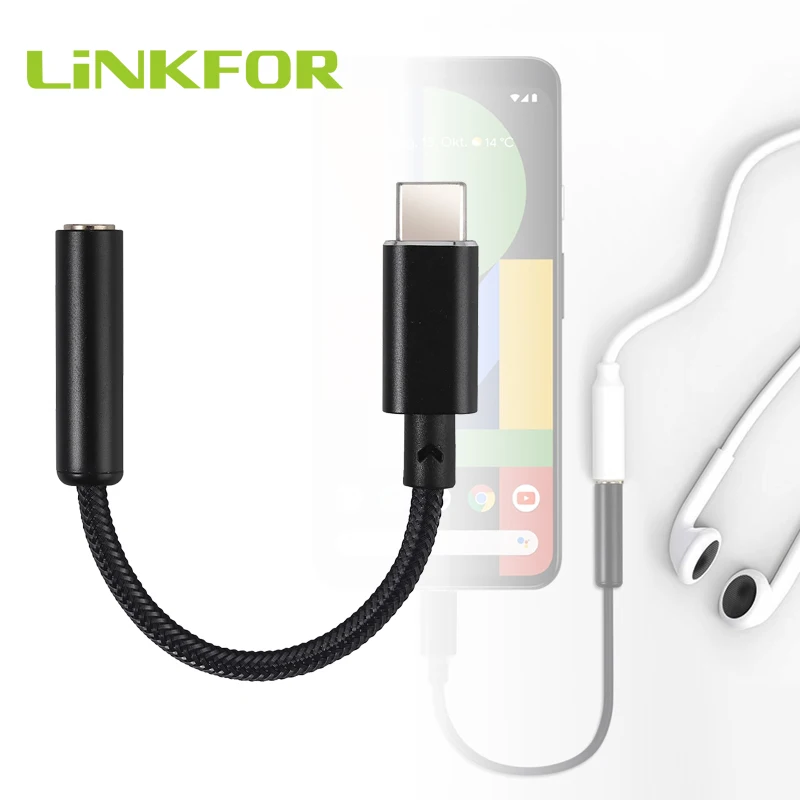 Усилитель для наушников LiNKFOR с USB C на 3 5 мм DAC 32 бит/384 кгц усилитель Google Pixel 2