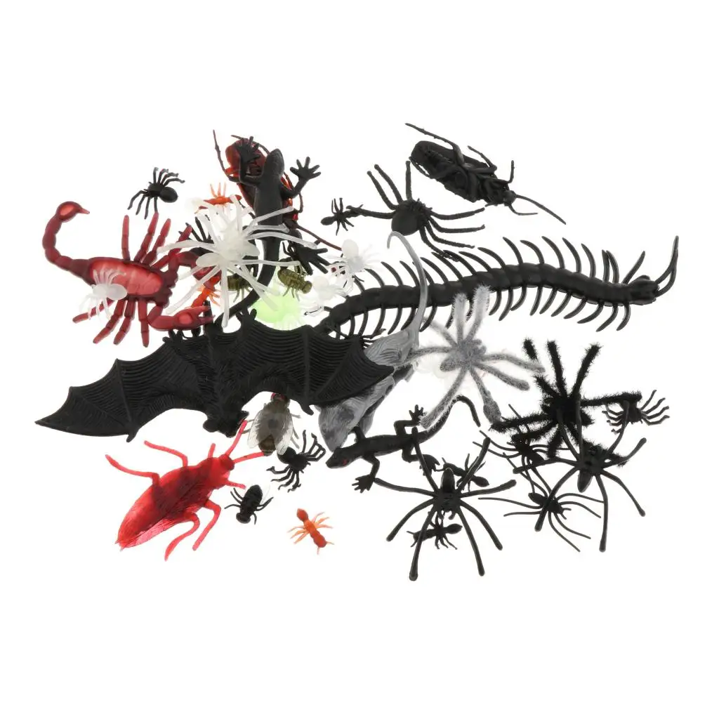 Пластиковые насекомые в виде насекомых 44/150 шт. | Игрушки и хобби