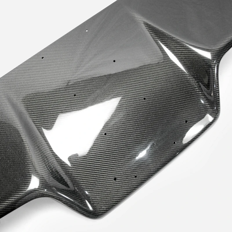 For Nissan 03-08 Z33 350z Infiniti G35 Coupe 2D JDM Carbon Fiber TS Style Rear Diffuser Type 2 Glossy Fibre Bumper Splitter Trim |