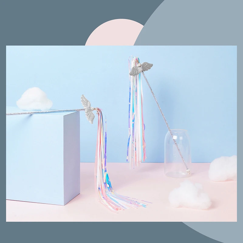 Волшебная палочка с ангелом устойчивая к прорезыванию зубов игрушка для кошек