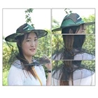 1 шт. пчелы шлайер сетка от насекомых для садоводства шляпа на открытом воздухе Рыбалка головы чистый Анти летать сетки полный уход за кожей лица сети сетка pretect Защитная крышка