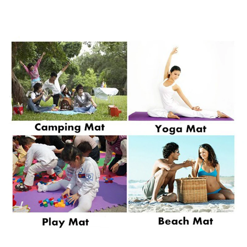 

Size Folding Camping Mat Outdoor Beach Picnic Lightweig Waterproof Sleeping Camping Pad Mat Moistureproof Plaid Blanket
