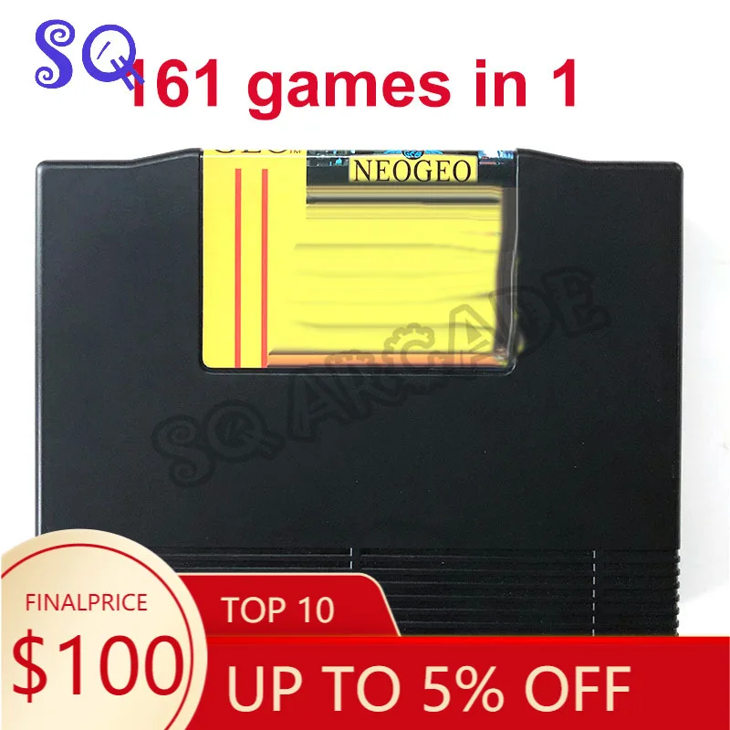 Новое поступление аркадная кассета 161 в 1 NEO GEO AES мультиигровой картридж NeoGeo
