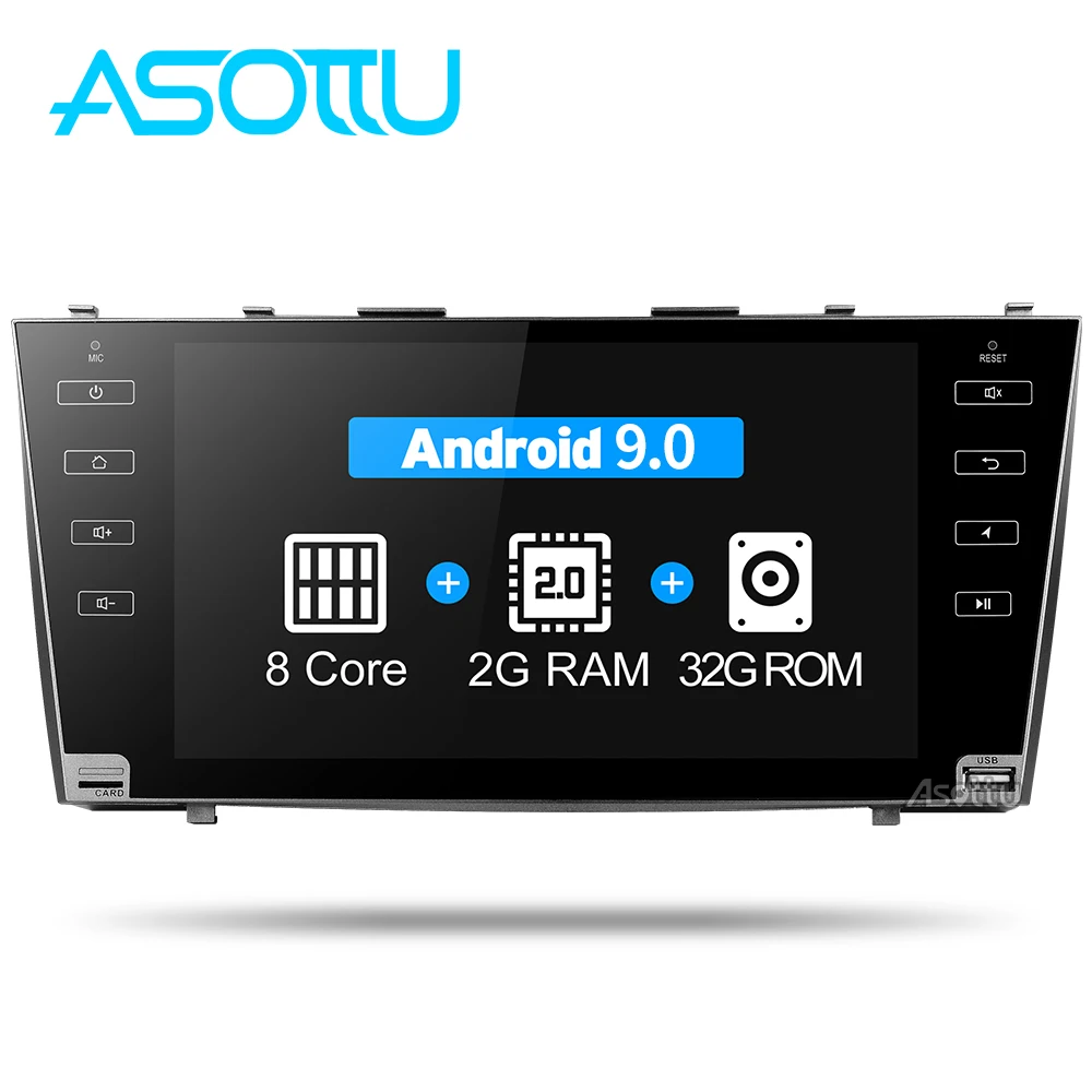 Asottu CLKMR9060 IPS Android 9.0 2G car gps navigation for Toyota camry 2008 2009 2010 2011 dvd player stereo radio |