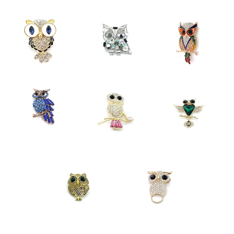 PD брошь из нового сплава в виде капель масла брошью форме Совы мультфильма на