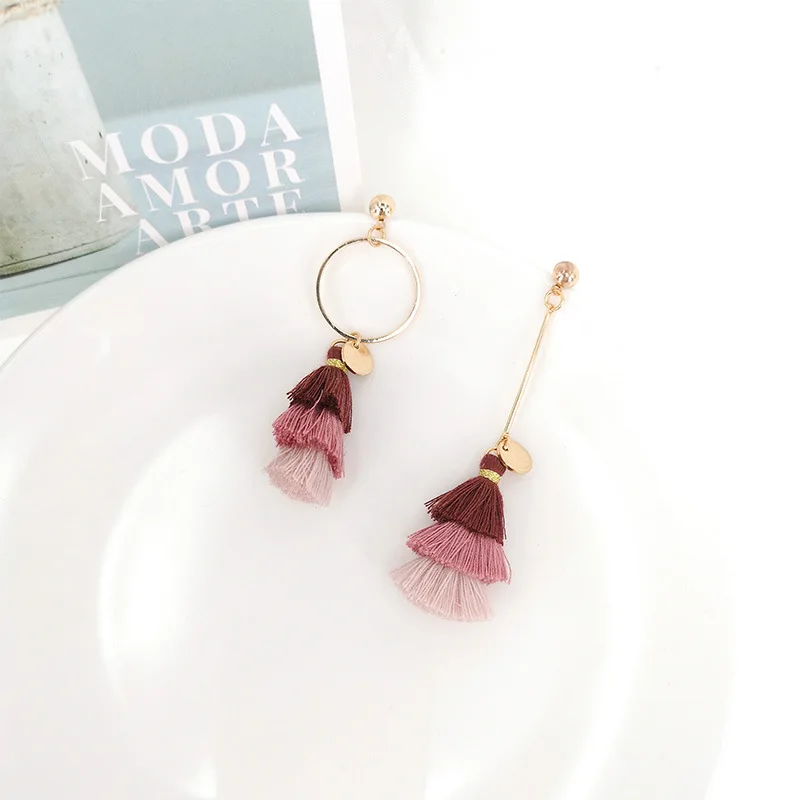 Женские серьги с тонкими кисточками длинные в Корейском стиле 2019 | Украшения и