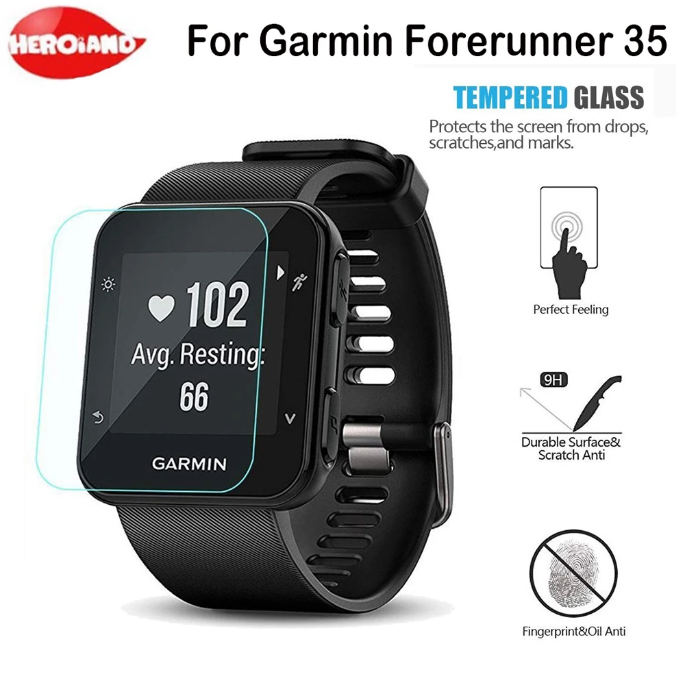 Закаленное стекло 9H для Garmin Forerunner 35 Защитная пленка экрана смарт часов