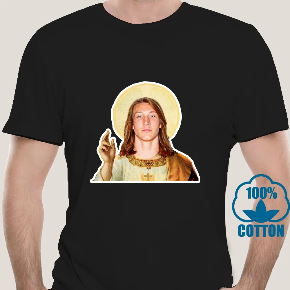 1215D футболка с рисунком Тревора Лоуренса Клемсона по футболу | Мужская одежда