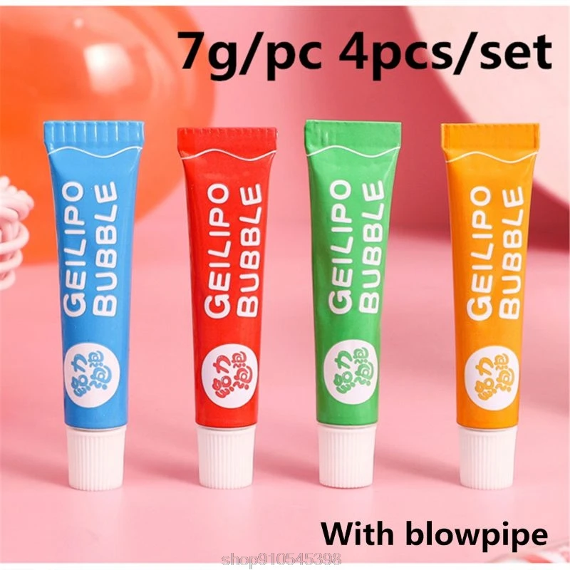 

Magic Bubble Glue Toy Blowing Colorful Bubble Ball Plastic Balloon Won't Burst Safe For Kids Boys Girls Gift O22 20 Dropshipping