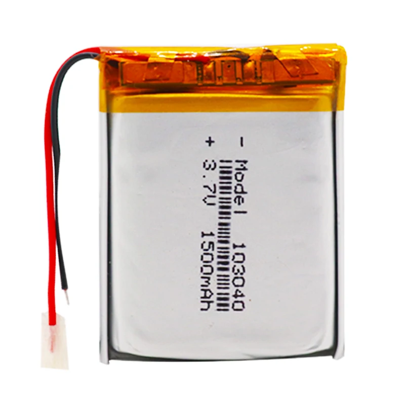 3 7 V 1500mAh литий-полимерная LiPo аккумуляторная батарея 103040 для MP3 MP4 gps psp мобильный