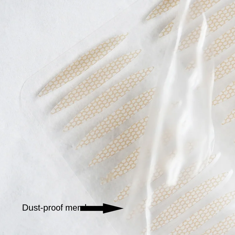 

Plain Double Eyelid Sticke Short and Narrow Net Pattern Invisible Eyebrow Sticker Makeup Stickers Lash Tape Gift Bag Tweezers