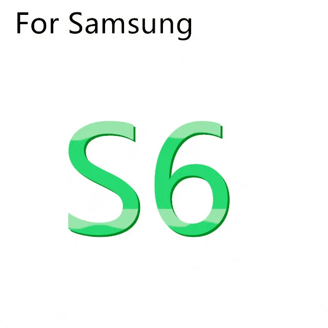 For S6 Жидкостный Мягкий силиконовый чехол для телефона для Samsung Galaxy S8 S9 S10 плюс S7 край J4 J6 J8 A6 A7 A8 A9 J3 J5 J7 A3 A5 A7 - Цвет: For S6