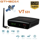 Новая Испания, tv box Free to air Gtmedia med V7S2X DVB-SS2S2X Поддержка мульти-потокаT2-MI TIS спутниковый ТВ приемник