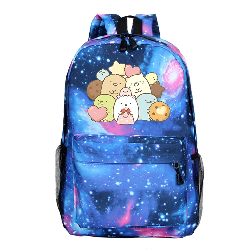 Sumikko рюкзак с принтом Galaxy Back Pack Холщовый школьный Undertale Rugzak женские дорожные сумки