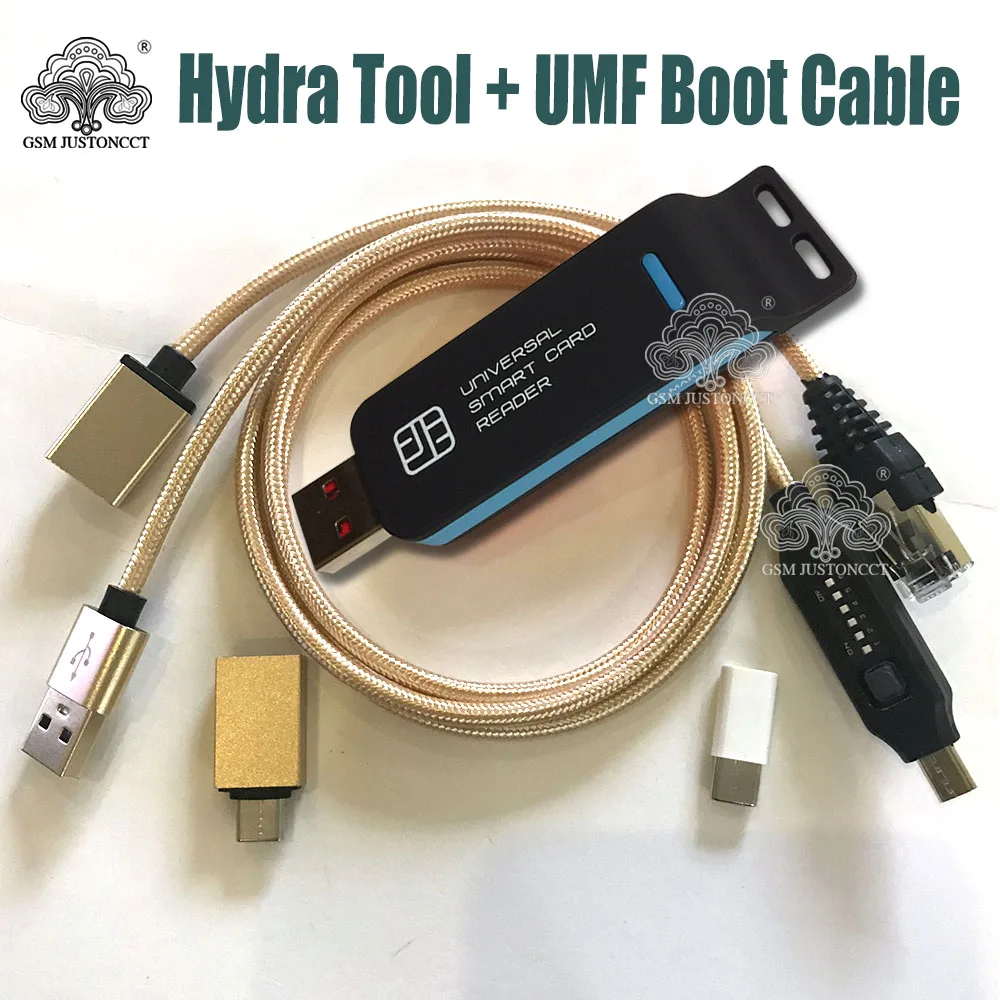 

2022 новый оригинальный адаптер Hydra-ключ для всех инструментов HYDRA USB + набор кабелей UMF all Boot (легкое переключение) и Micro