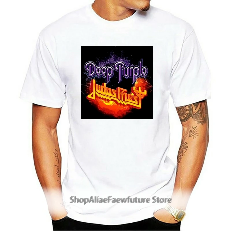 

NEW DEEP PURPLE AND JUDAS TOUR SUMMER PRIEST 2021 2 SIDE T-SHIRT USA SIZE GP1