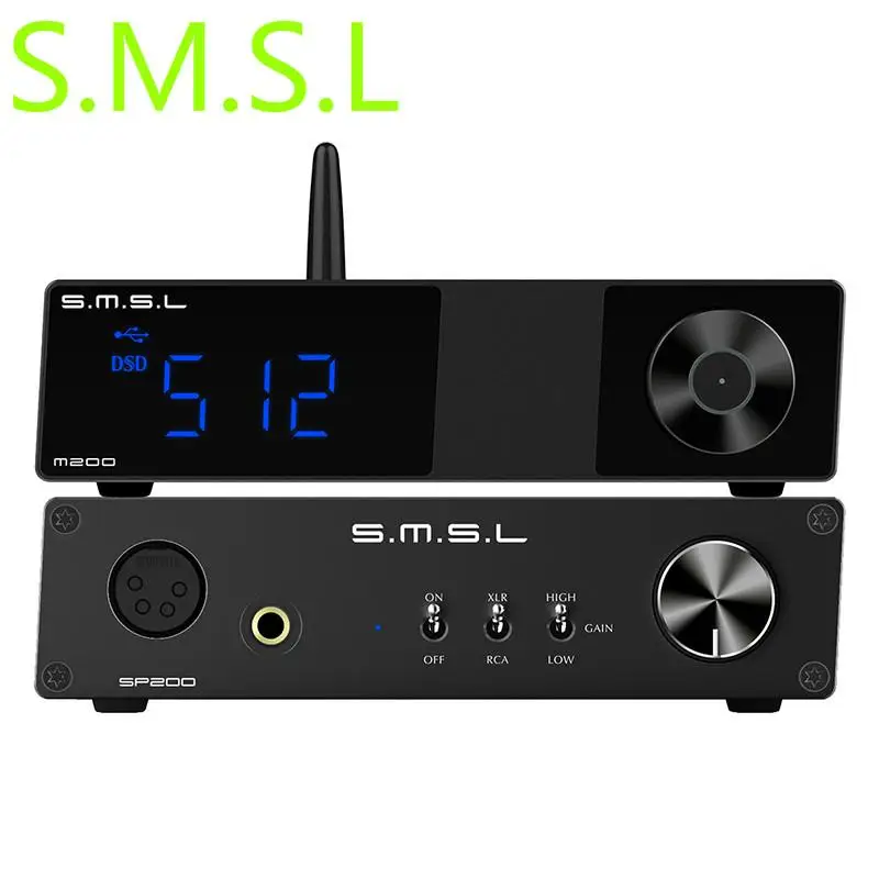 

SMSL M200 High-res Bluetooth 5.0 Audio Decoder Wireless DAC AK4497EQ Support LDAC 32-bit 768 KHz HIFI DSD512 Digital USB Decoder
