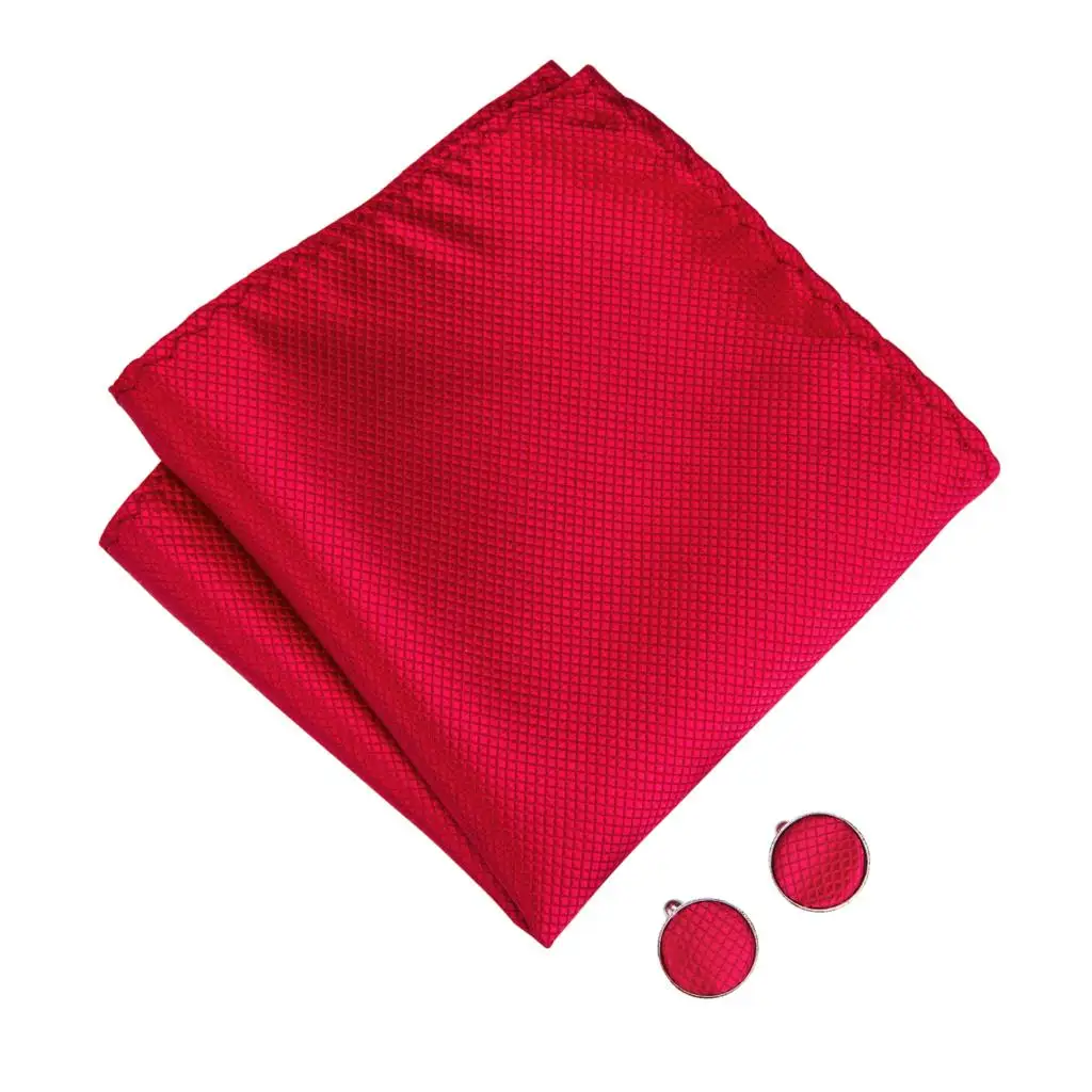 Мужская однотонная красная бабочка набор шелковые свадебные банты карманные