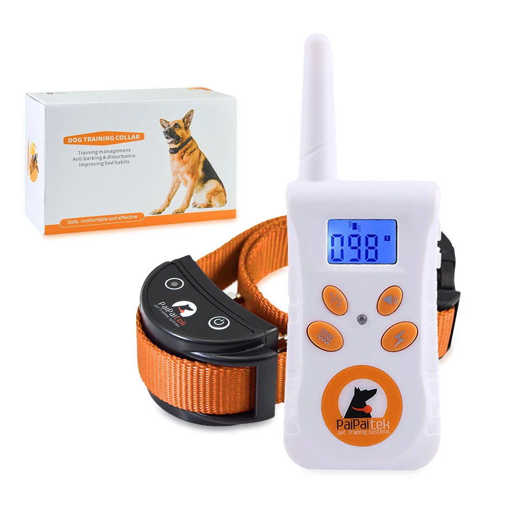 Дрессировочный ошейник для собак перезаряжаемый водонепроницаемый дрессировки
