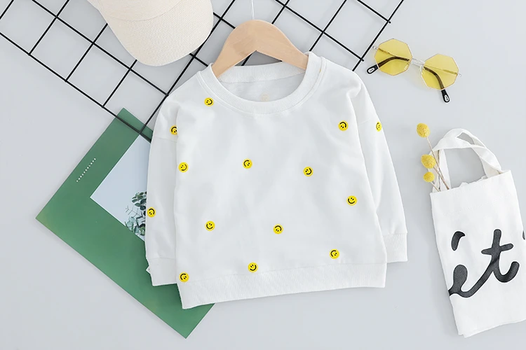 Осенний комплект одежды HYLKIDHUOSE для маленьких мальчиков и девочек футболка с