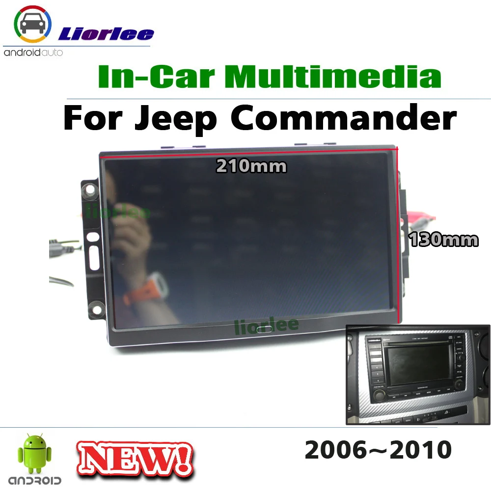 Автомобильный мультимедийный плеер для Jeep Commander/Grand Cherokee/Compass 2005-2010 радио