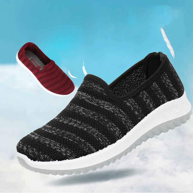 

2020 Women Sneakers Fashion Socks Shoes Casual Sneakers Summer knitted Vulcanized Shoes Women Trainers Tenis Feminino NVX189