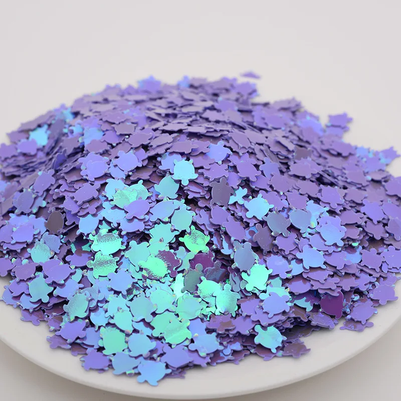 8 мм Цветные морская черепаха блестки DIY слайм материал блесток блестками Lentejuelas