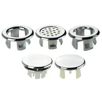 high quality 1pcs sink round ring overflow spare cover tidy chrome trim bathroom ceramic basin overflow ring %d1%81%d0%b8%d1%84%d0%be%d0%bd