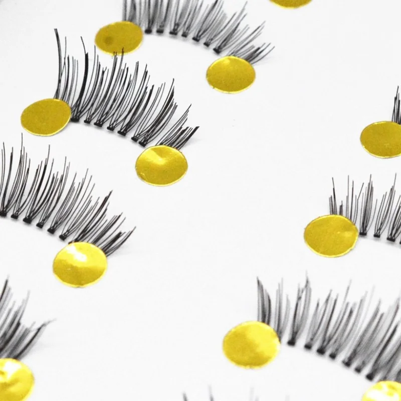 Накладные мини ресницы 10 пар накладные с полууглом супернатуральные нюдовые для