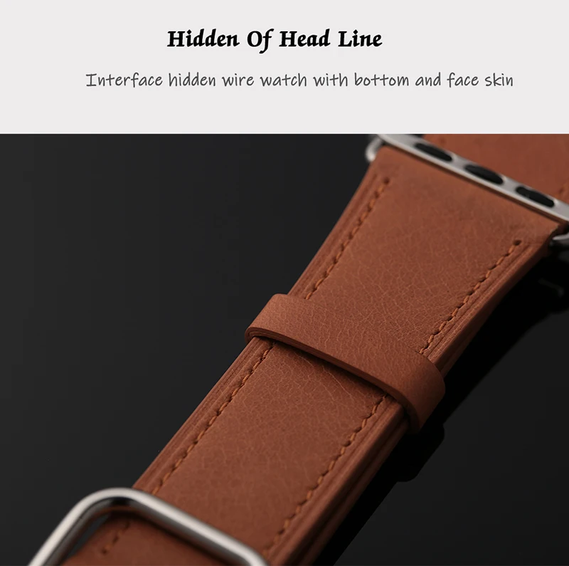Классический ремешок Kebitt из натуральной кожи для apple watch series 5 4 3 2 1 iwatch5 ремешок 38 40 мм 42 44 мм один тур полосы