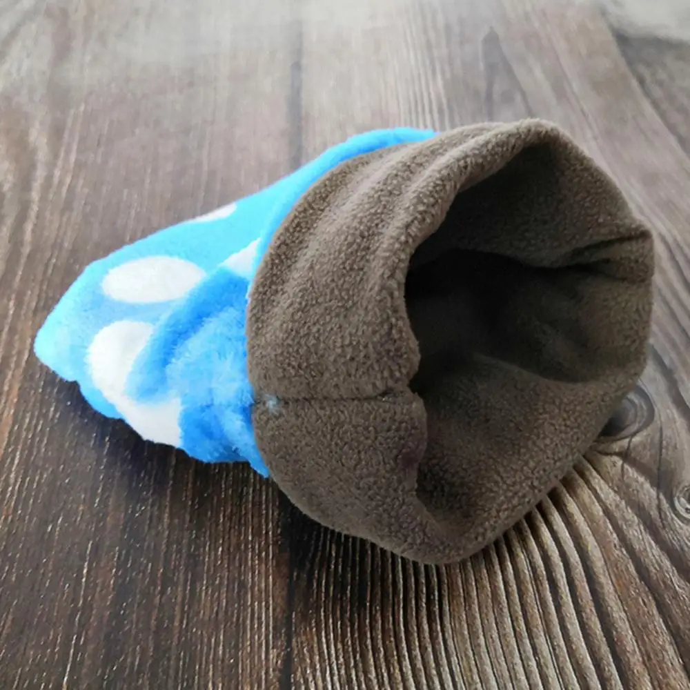 Милый плюшевый спальный мешок в горошек мини-Лежанка для домашних животных