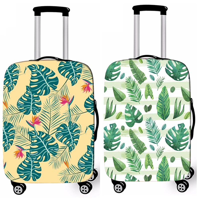 New Printing Palm tree Elastic Travel Luggage Suitcase Protective Cover Apply to 18-32 Inch Suitcase Cover Travel Accessories