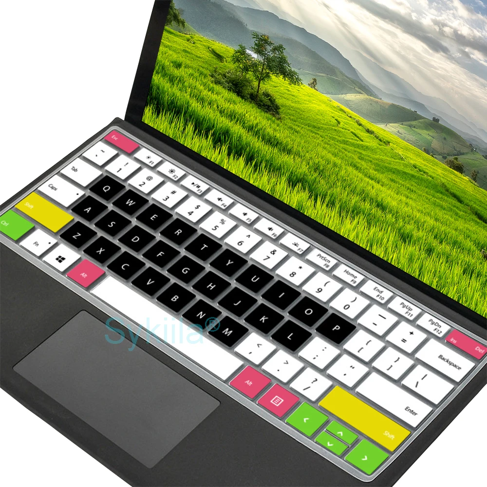 Чехол для клавиатуры Microsoft Surface Pro 7 + 6 5 4 3 2 X Studio Laptop GO Book 1 RT силиконовый защитный