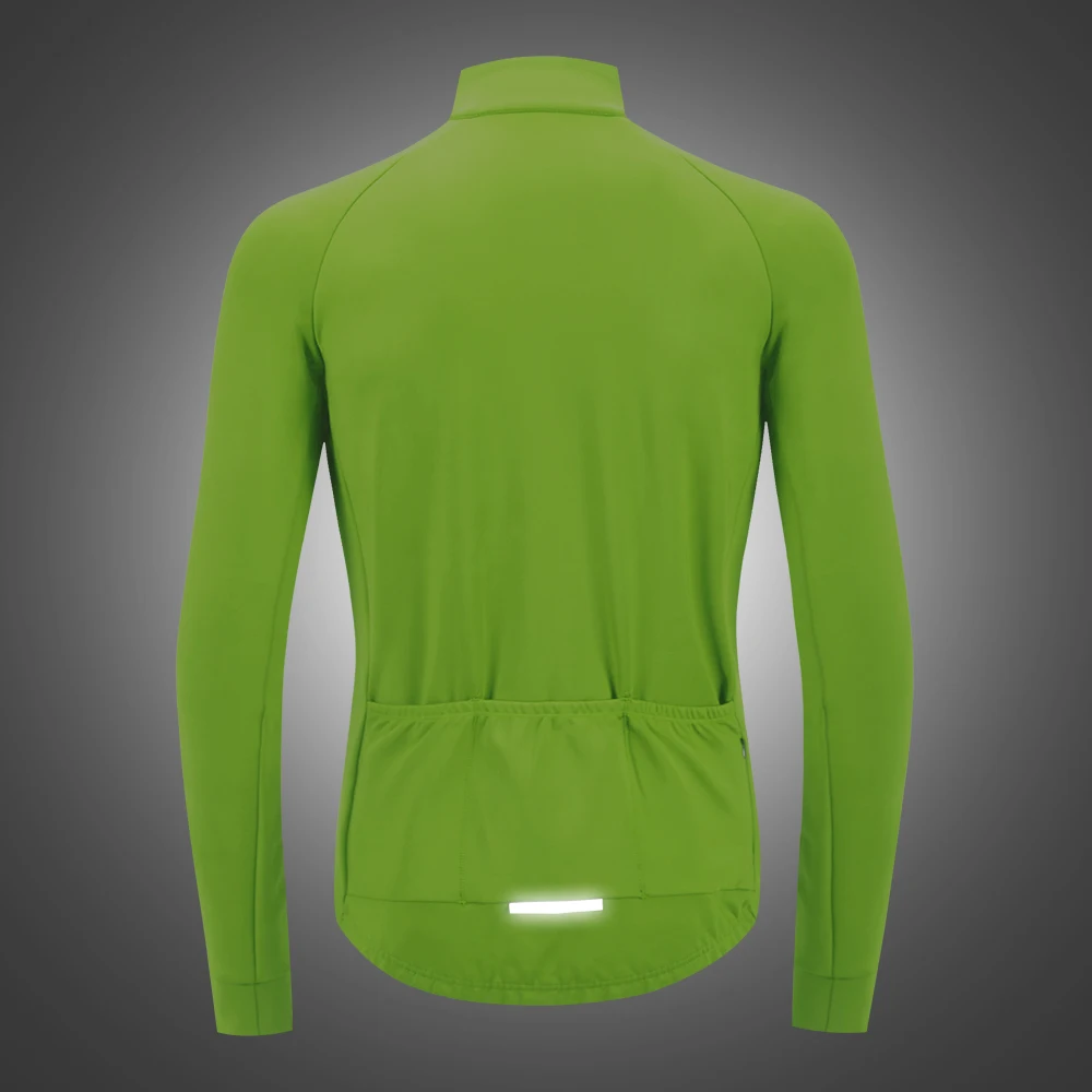 WOSAWE Зимняя Теплая Флисовая велосипедная куртка светоотражающая мотоциклетная