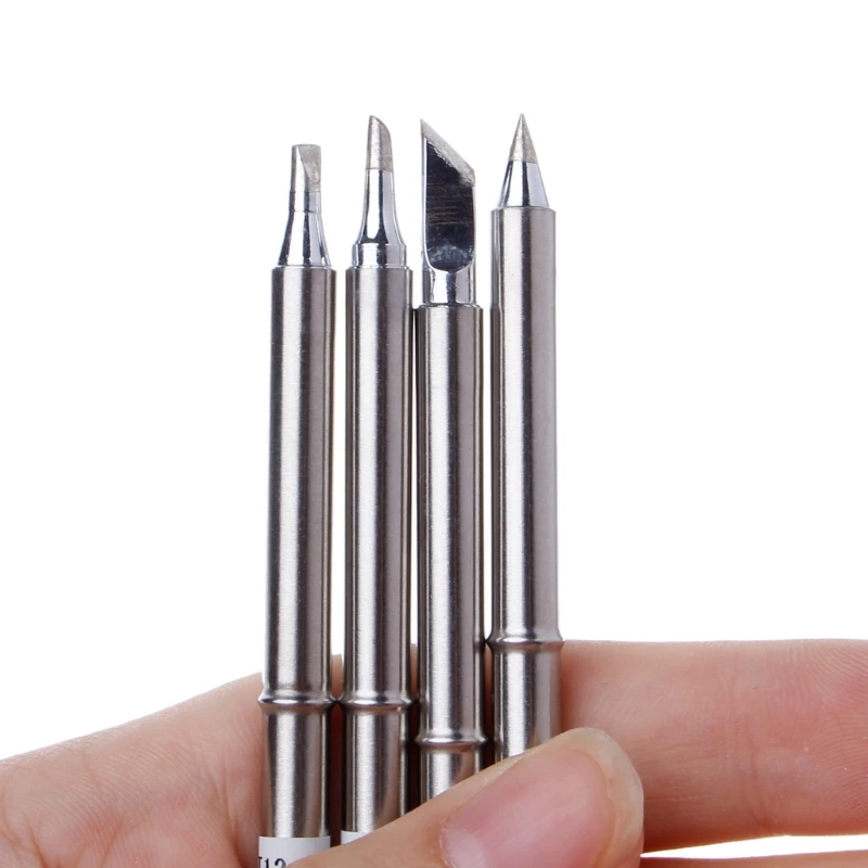 

4/5Pcs T12 Series Solder Iron Tips For Hakko Soldering Rework Station FX-951 FX-952 For T12-K T12-B T12-BC2 T12-D24 T12-ILS
