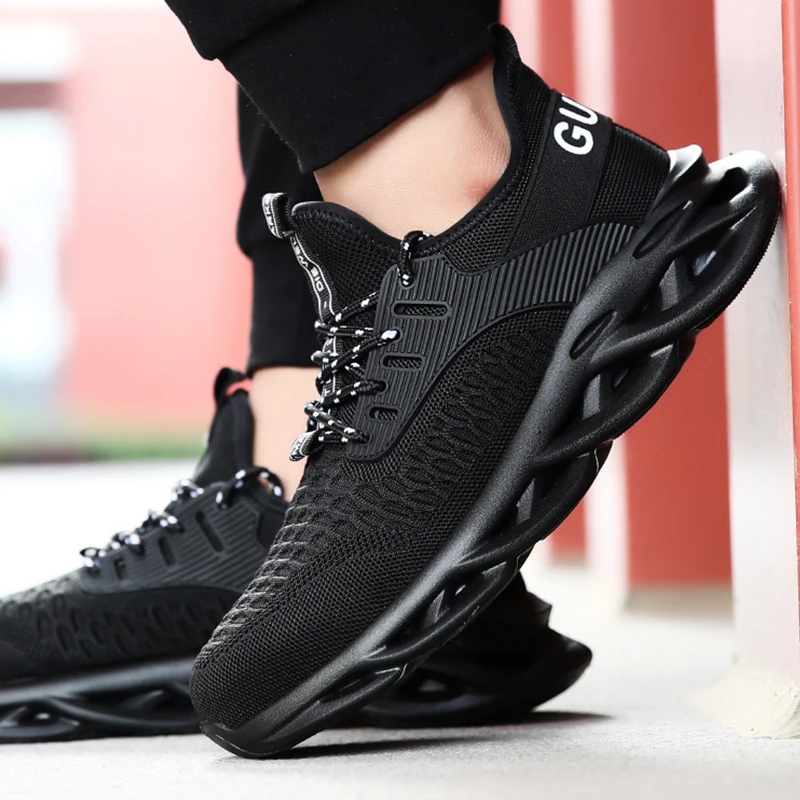 

Men's Shoes Safety Boots Steel Toe Puncture-Proof Breathable Sneakers For Men Indestructible Lightweight Work Shoes Men Footwear