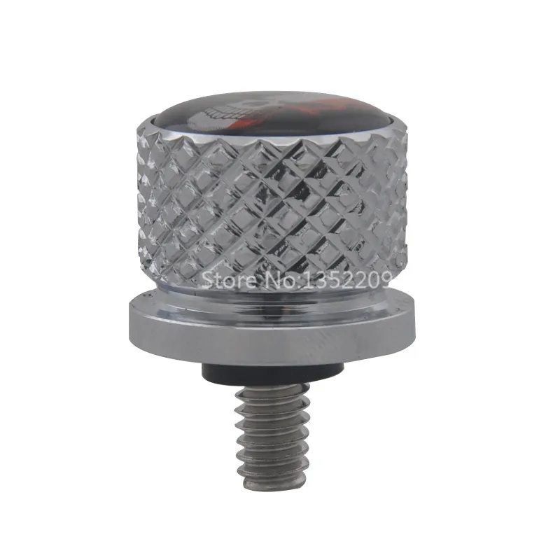 

Мотоцикл Универсальный хромированный итальянский флаг задняя алюминиевая заготовка болт для сиденья Гайка подходит для Harley