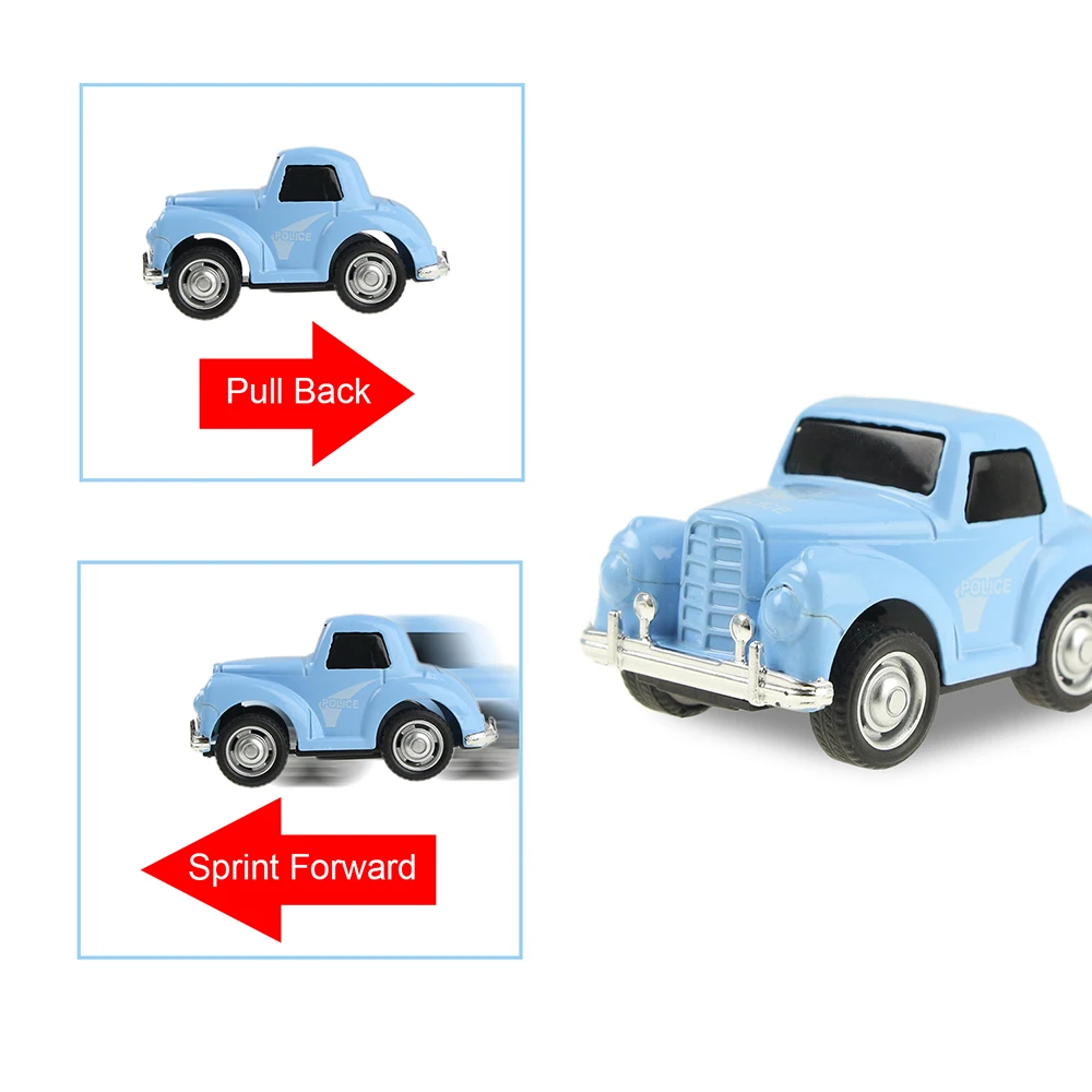 Coolplay милый мини автомобиль сплав тянуть обратно автомобили модельная игрушка в