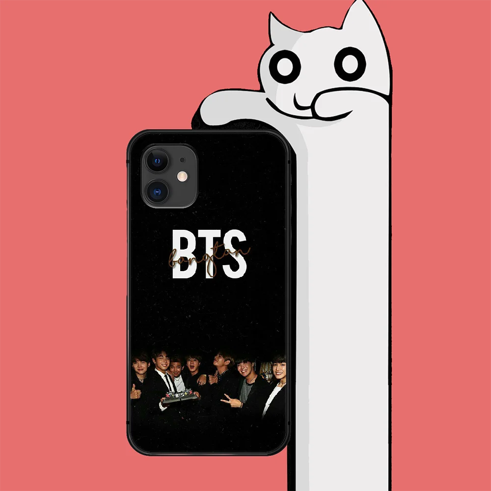 

Kpop Dynamite Bangtans-Boy Phone Case Cover For Iphone 6 6S 7 8 11 12 Se 2020 X Xs Xr Pro Max Plus Mini Black Coque Pretty Hot