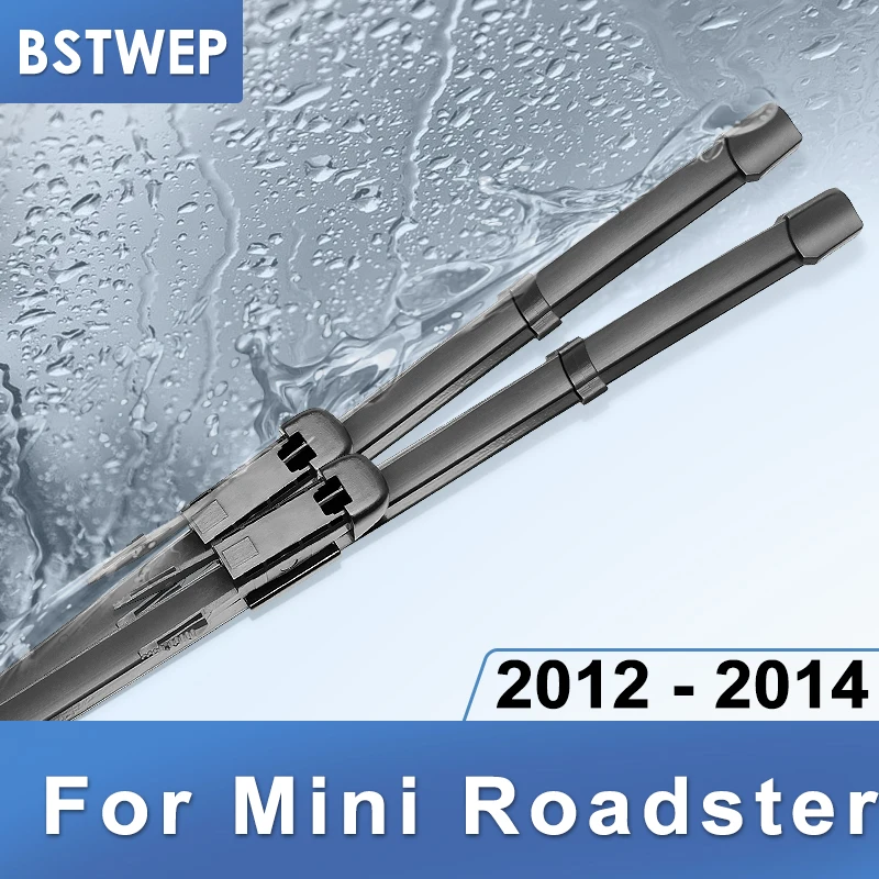 

BSTWEP Wiper Blades for Mini Roadster R59 Fit Pinch Tab Arms 2012 2013 2014