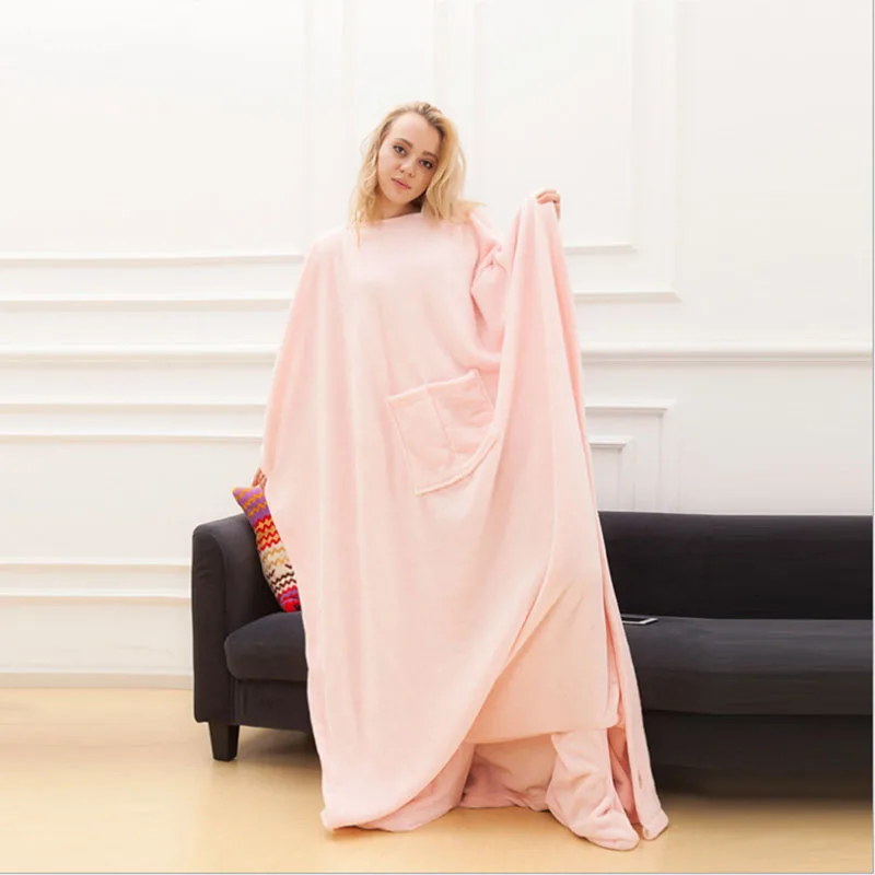 Фланелевое теплое ТВ креативные одеяла диван кровать ленивое одеяло модный ужин