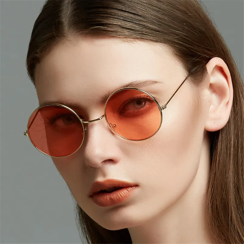 

Kilig 2019 New Fashion Joker Women Round Vintage Retro Sunglasses Summer Sun Glasses Candy Color Sunglasses UV400 Unisex gafas