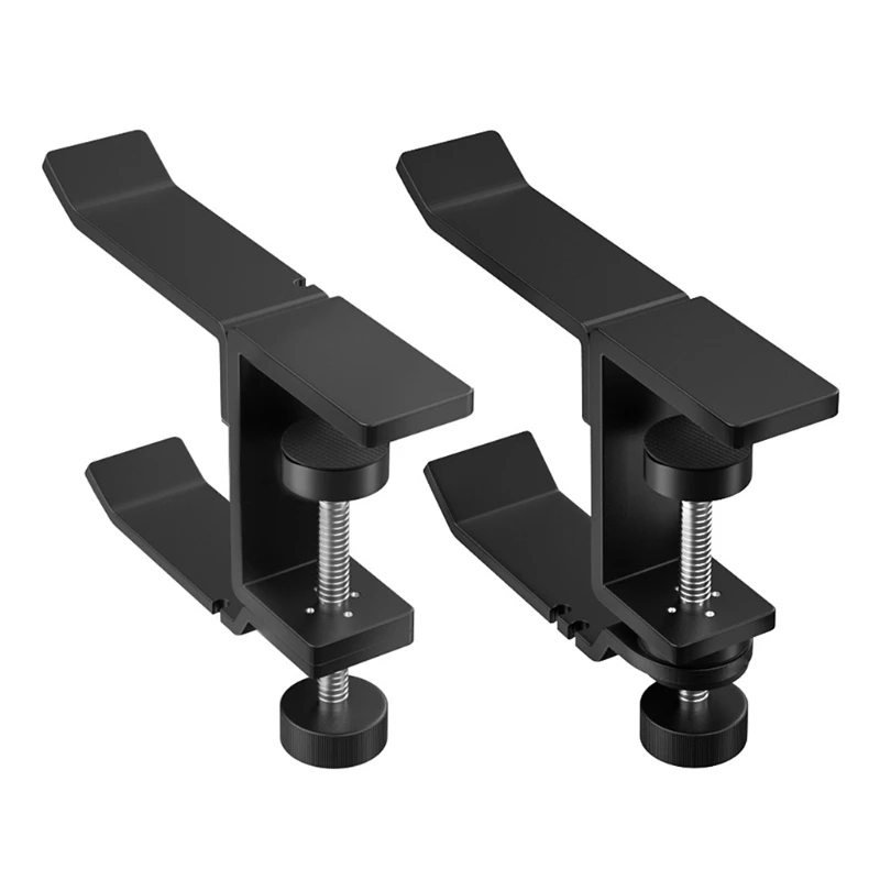 

Dual Headphone Stand Desk Gaming Headphone Stand with Solid Base Saving Space Office Gamer Headset Holder Hook Hanger