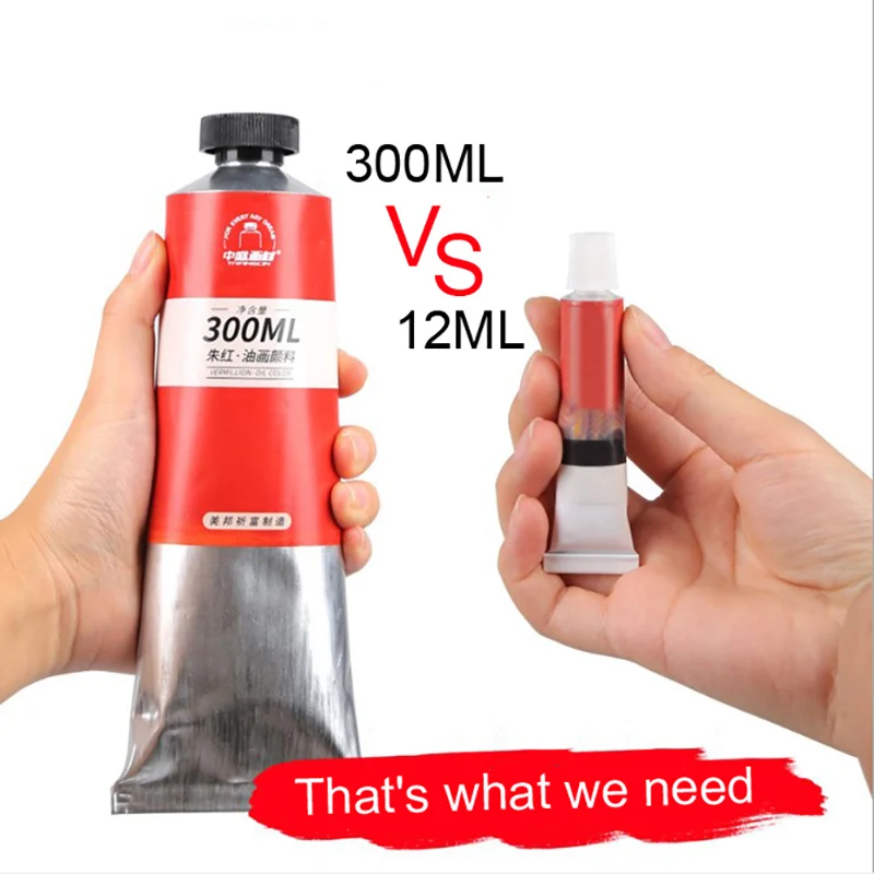 

Transon Materials Oil Painting 300ml Aluminum Tube Large Capacity Beginner