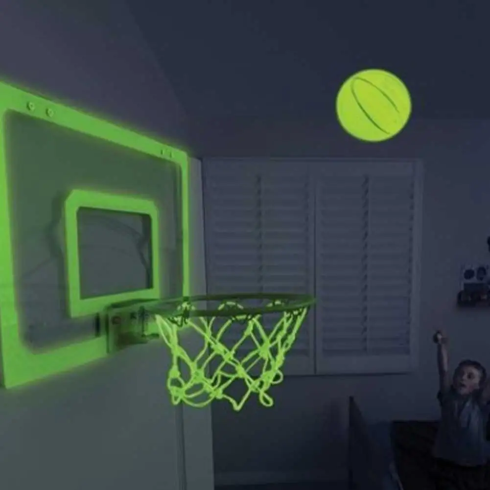 

Office Stand Mini Backboard Pitching Kids Sports Gifts Basketball Hoop Net Set Toy Indoor Funny Luminous Game