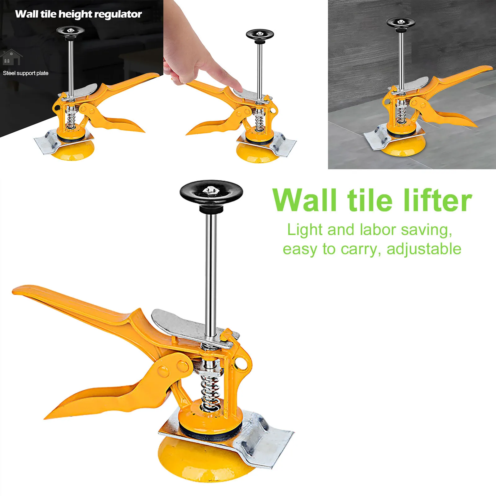 

1/2 pcs Arm Professional Constructed Door Use Board Lifter Tile Height Precision Labor Saving Locator Wall Leveling Lifting Tool