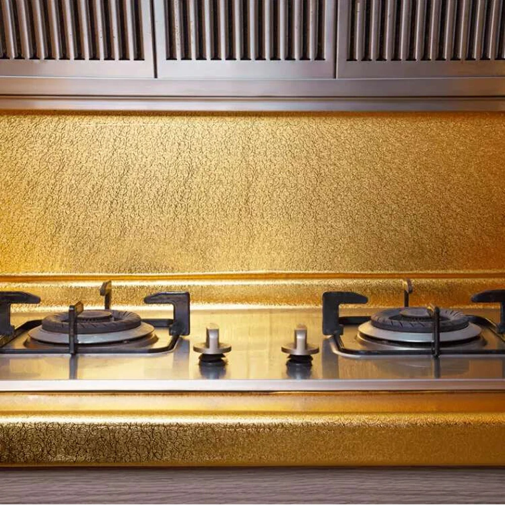 40*100 см кухонная настенная плита алюминиевая фольга маслостойкая наклейка s