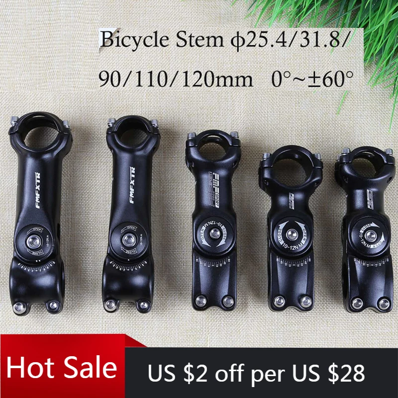 Регулируемая велосипедная штанга 60 градусов Riser 25.4x9 0/110/120 мм и 31 8x9 MTB велосипедный