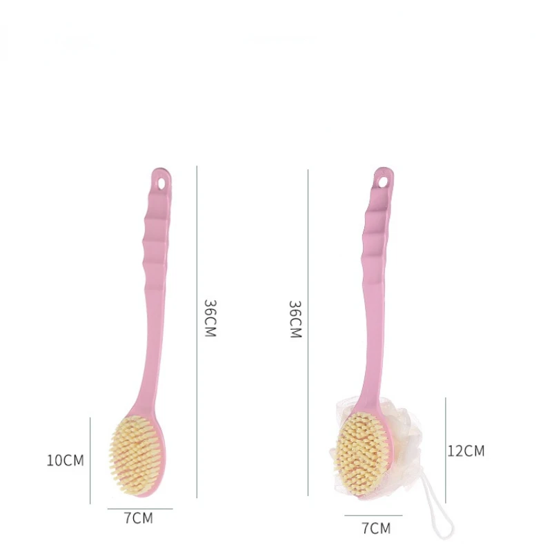 Мягкая щетка для мытья волос с длинной ручкой ванны полотенце бытовые товары